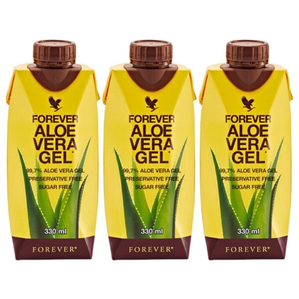 Forever Aloe Vera Gel Mini Tripack (Χυμός Αλόης Βέρα. Τρία τεμάχια των 330 ml)