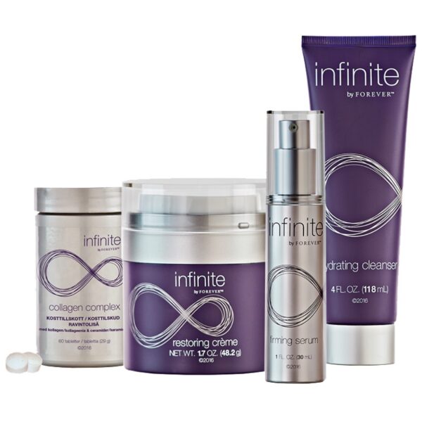 Infinite by Forever Advanced Skincare System Kit (Πλήρες πακέτο τεσσάρων προϊόντων αντιγήρανσης με αλόη) - ΔΩΡΕΑΝ ΜΕΤΑΦΟΡΙΚΑ