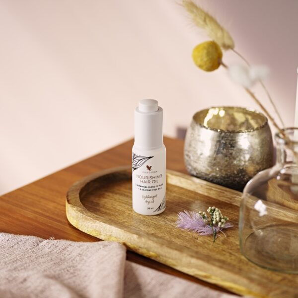 Forever Nourishing Hair Oil (Θρεπτικό λάδι μαλλιών με αλόη και έξι έλαια βοτάνων χωρίς σιλικόνη) - Image 2