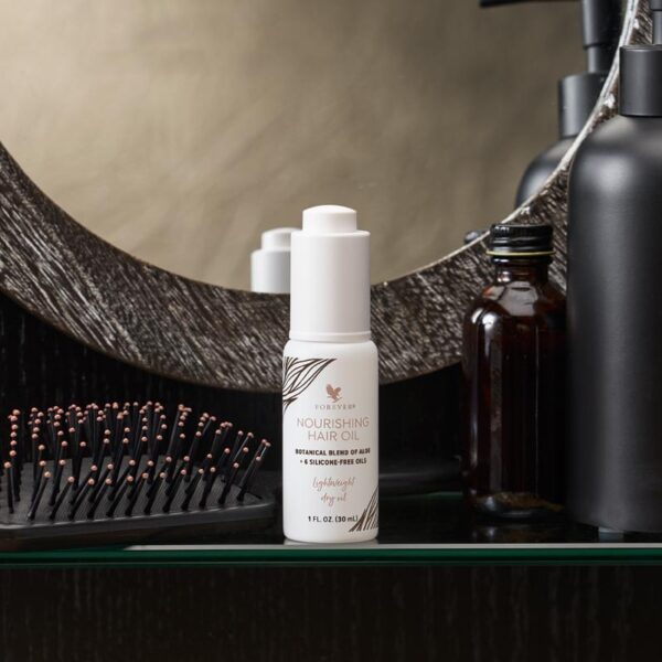 Forever Nourishing Hair Oil (Θρεπτικό λάδι μαλλιών με αλόη και έξι έλαια βοτάνων χωρίς σιλικόνη) - Image 4