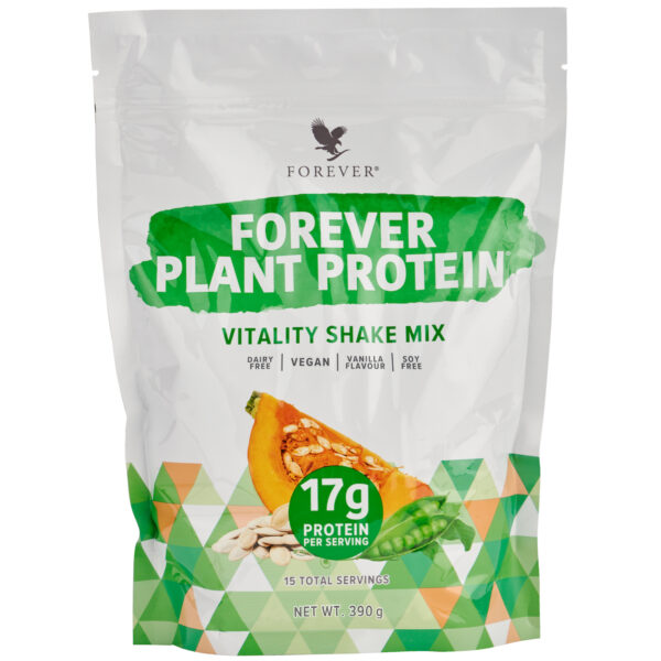 Forever φυτική πρωτεΐνη Plant Protein με γεύση βανίλια 390 γραμμάρια