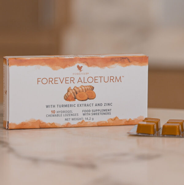 Forever Aloe Turm 10 pack (100 τεμάχια ζελεδάκια με κουρκουμά και ψευδάργυρο για ενίσχυση του ανοσοποιητικού) - Image 6