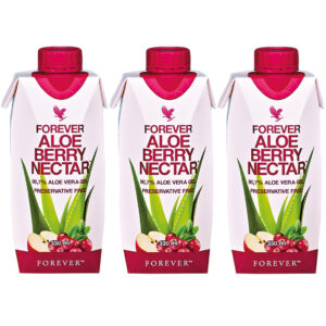 Forever Aloe Berry Nectar Mini Tripack (Χυμός Αλόης Βέρα με cranberry και μήλο. Τρία τεμάχια των 330 ml)