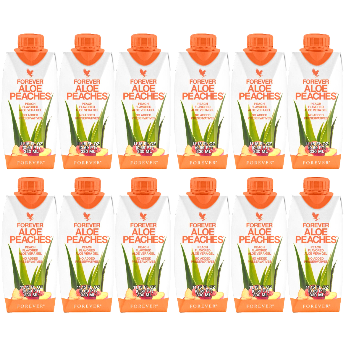 Forever Aloe Peaches 12 