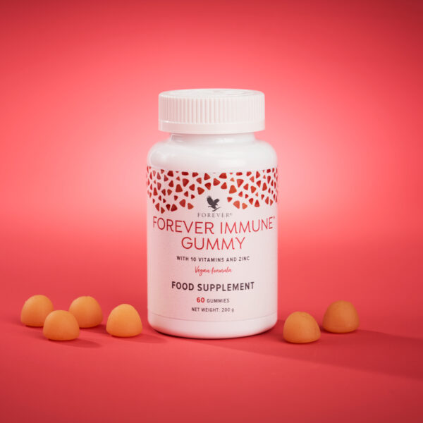 Forever Immune Gummy (Μασώμενα ζελεδάκια με 10 βιταμίνες και ψευδάργυρο που ενισχύουν το ανοσοποιητικό) - Image 2