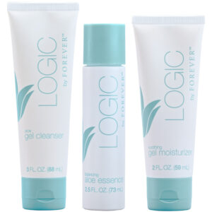Logic by Forever Skin Care System τρία προϊόντα περιποίησης προσώπου με αλόη βέρα