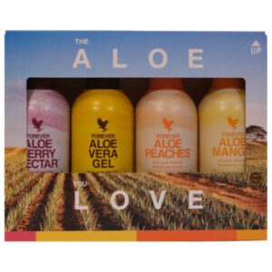 4Pack Mixed Aloe Combo τέσσερα μπουκάλια χυμών αλόης βέρα Forever