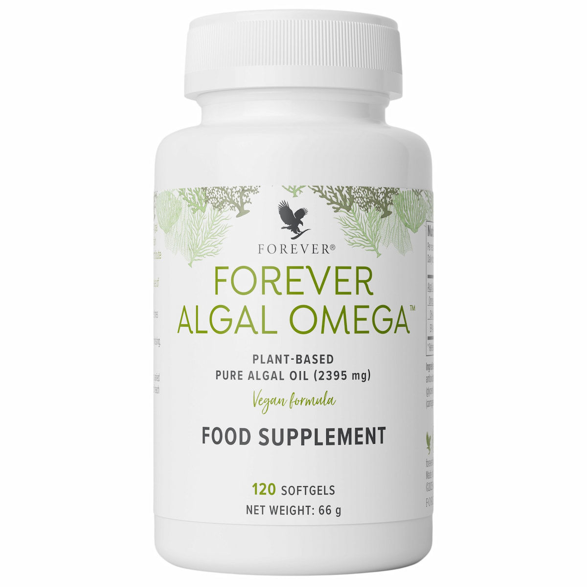 Forever Algal Omega (Ωμέγα-3 από φύκια με DHA και EPA για τη φυσιολογική λειτουργία της καρδιάς, του εγκεφάλου και της όρασης)