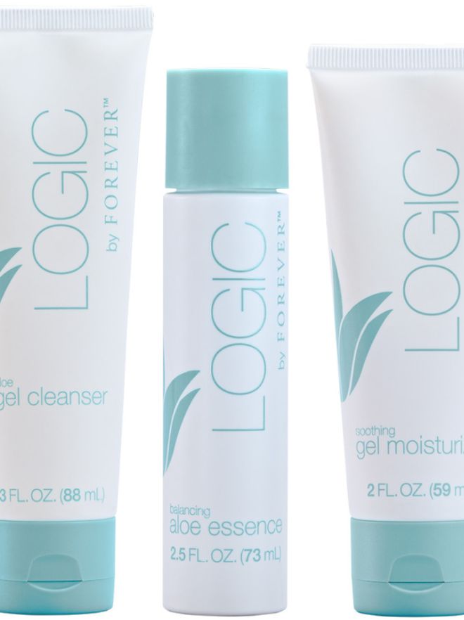 Logic by Forever Skin Care System τρία προϊόντα περιποίησης προσώπου με αλόη βέρα